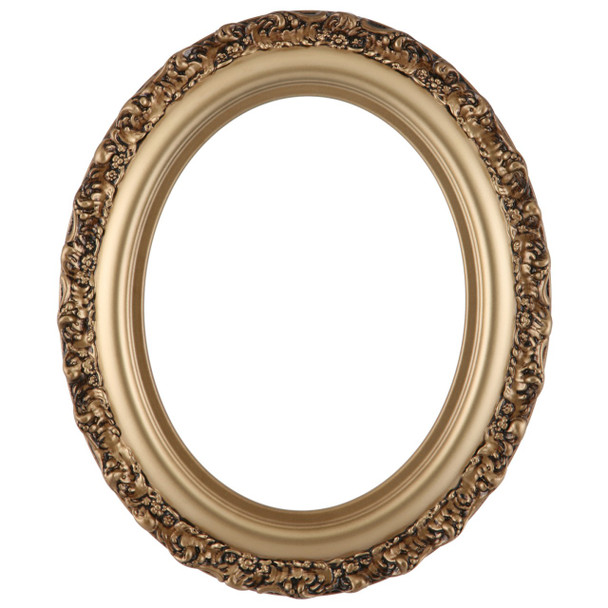 Venice Oval Frame # 454 - Desert Gold