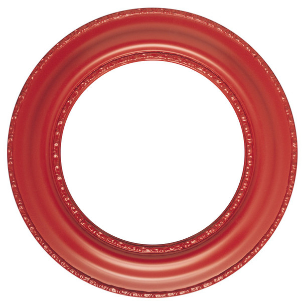 Somerset Round Frame # 452 - Holiday Red