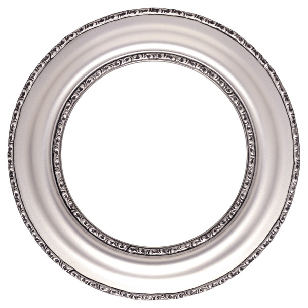 Somerset Round Frame # 452 - Silver Spray