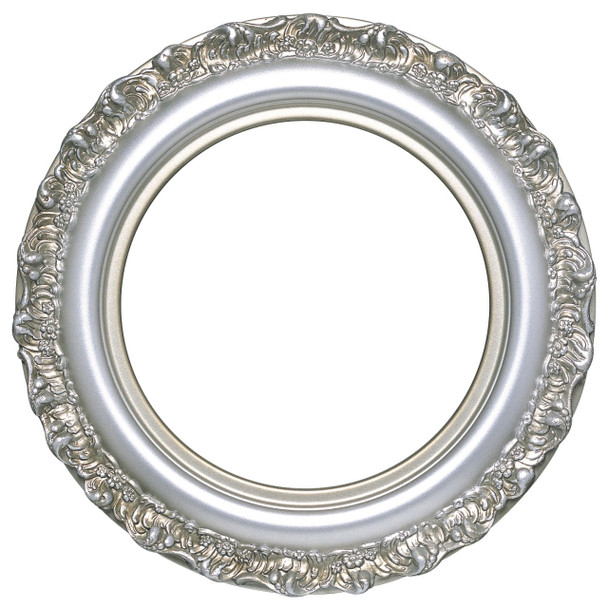 Venice Round Frame # 454 - Silver Shade