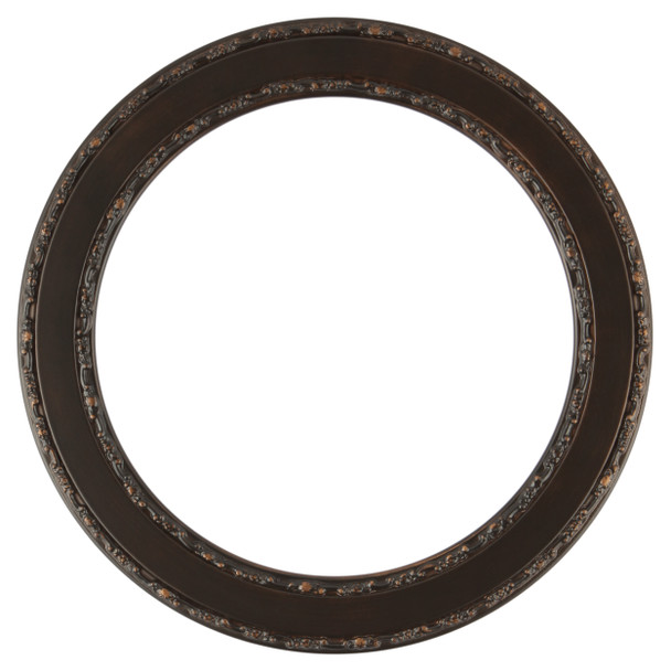 Monticello Round Frame # 822 - Rubbed Bronze