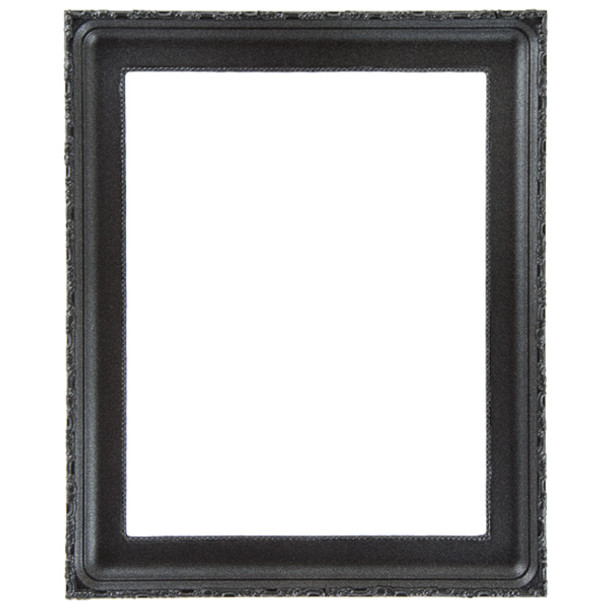Kensington Rectangle Picture Frame - Black Silver