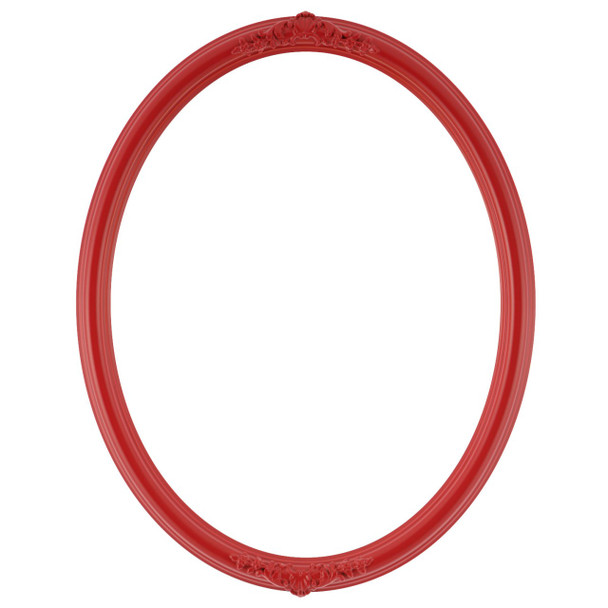 Contessa Oval Frame # 554 - Holiday Red