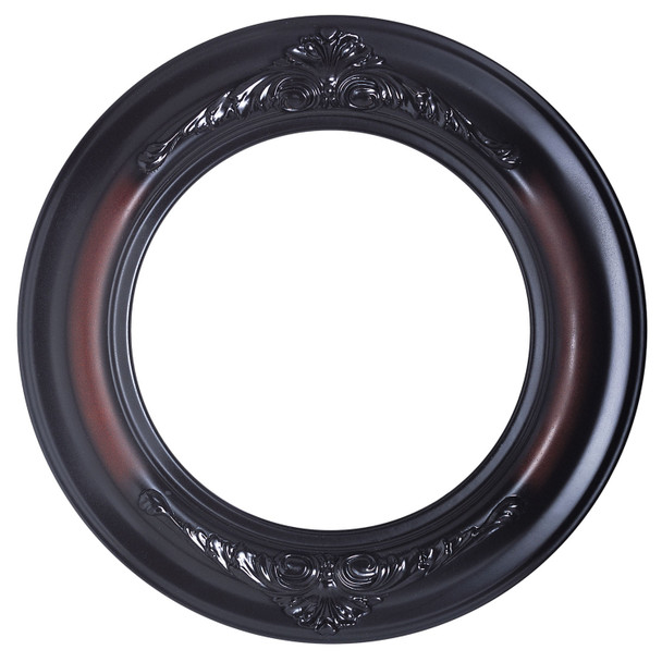 Winchester Round Picture Frame - Rosewood