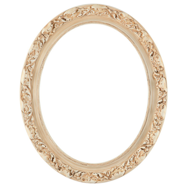 Rome Oval Frame # 602 - Antique White