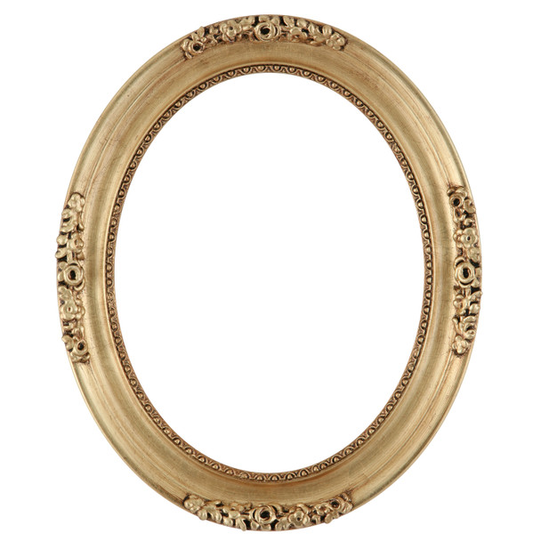 Versailles Oval Frame # 603 - Antique Gold Leaf