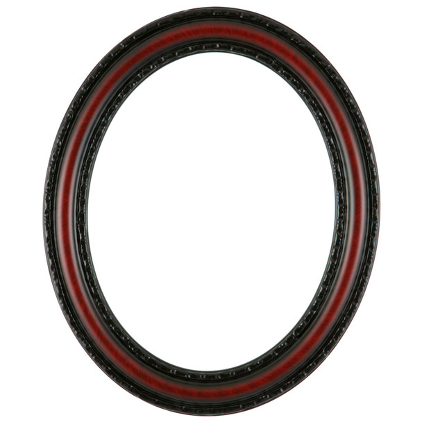 Dorset Oval Picture Frame - Vintage Cherry