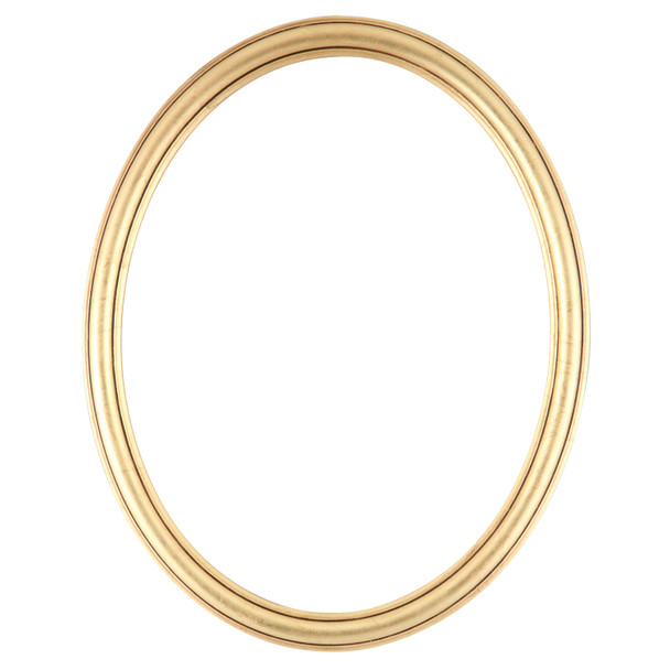 Saratoga Oval Picture Frame - Gold Leaf