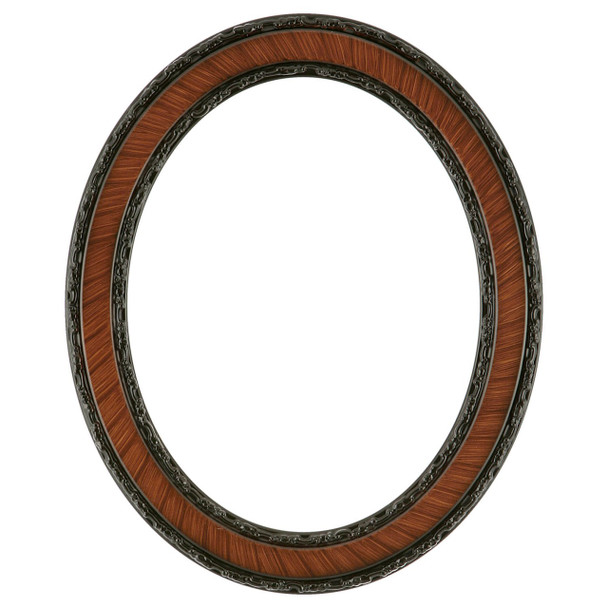 Monticello Oval Frame # 822 - Vintage Walnut