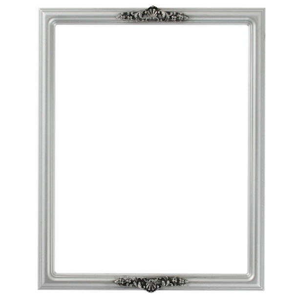 Contessa Rectangle Picture Frame - Silver Spray