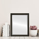 Huntington Lifestyle Rectangle Mirror Frame in Rubbed Black