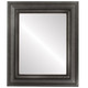 Lancaster Flat Rectangle Mirror Frame in Black Silver