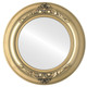 Winchester Flat Round Mirror Frame in Desert Gold