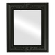 Winchester Flat Rectangle Mirror Frame in Matte Black