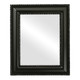 Somerset Flat Rectangle Mirror Frame in Gloss Black