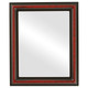 Philadelphia Flat Rectangle Mirror Frame in Vintage Cherry