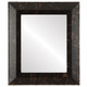Lombardia Flat Rectangle Mirror Frame in Veined Onyx