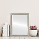 Saratoga Lifestyle Rectangle Mirror Frame in Silver Shade