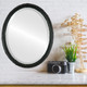 Virginia Lifestyle Oval Mirror Frame in Gloss Black