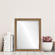 Virginia Lifestyle Rectangle Mirror Frame in Desert Gold