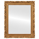 Rome Flat Rectangle Mirror Frame in Gold Paint