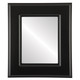 Marquis Flat Rectangle Mirror Frame in Matte Black