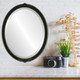 Athena Lifestyle Oval Mirror Frame in Matte Black