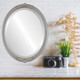 Athena Lifestyle Oval Mirror Frame in Silver Shade