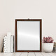 Athena Lifestyle Rectangle Mirror Frame in Vintage Walnut