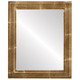 Wright Flat Rectangle Mirror Frame in Champagne Gold