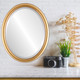 Pasadena Lifestyle Oval Mirror Frame in Desert Gold