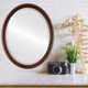 Pasadena Lifestyle Oval Mirror Frame in Walnut