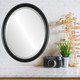 Pasadena Lifestyle Round Mirror Frame in Gloss Black