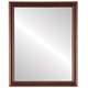 Pasadena Flat Rectangle Mirror Frame in Vintage Cherry