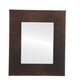 Tribeca Flat Rectangle Mirror in Rubbed Bronze