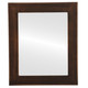 Avenue Flat Rectangle Mirror in Rubbed Bronze