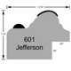 Jefferson Profile Drawing