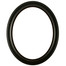 Messina Oval Frame # 871 - Rubbed Black