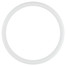 Saratoga Round Frame #550 - Linen White