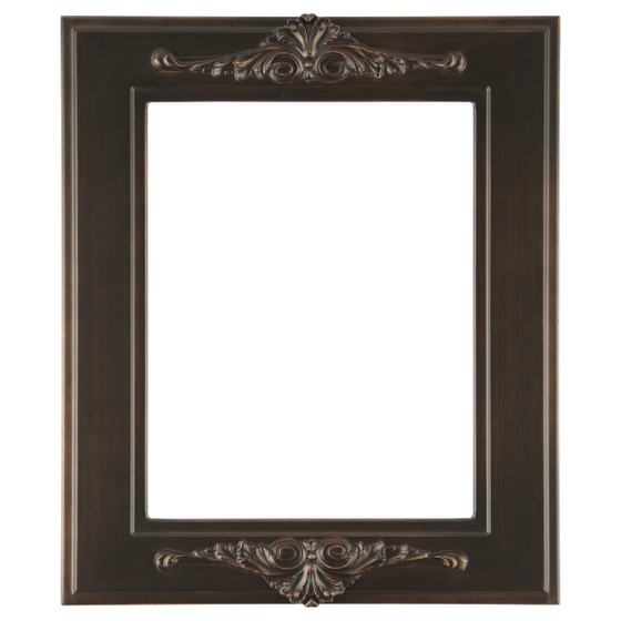 Light Bronze Rectangular Frame Ramino Rectangle Picture Frame - Rubbed Bronze |Victorian Frames