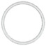 Virginia Round Frame #553 - Linen White