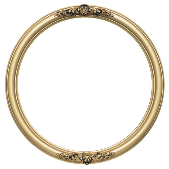 Contessa Round Frame #554 - Gold Spray