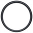 Hamilton Round Frame # 551 - Matte Black with Silver Lip