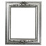 Winchester Rectangle Frame # 451 - Silver Leaf with Black Antique