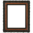 Venice Rectangle Frame # 454 - Vintage Walnut