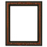 Florence Rectangle Frame # 461 - Vintage Walnut