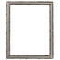 Virginia Rectangle Frame # 553 - Silver Leaf with Brown Antique