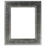 Montreal Rectangle Frame # 830 - Silver Leaf with Black Antique