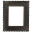 Williamsburg Rectangle Frame # 844 - Black Silver