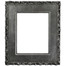 Williamsburg Rectangle Frame # 844 - Silver Leaf with Black Antique